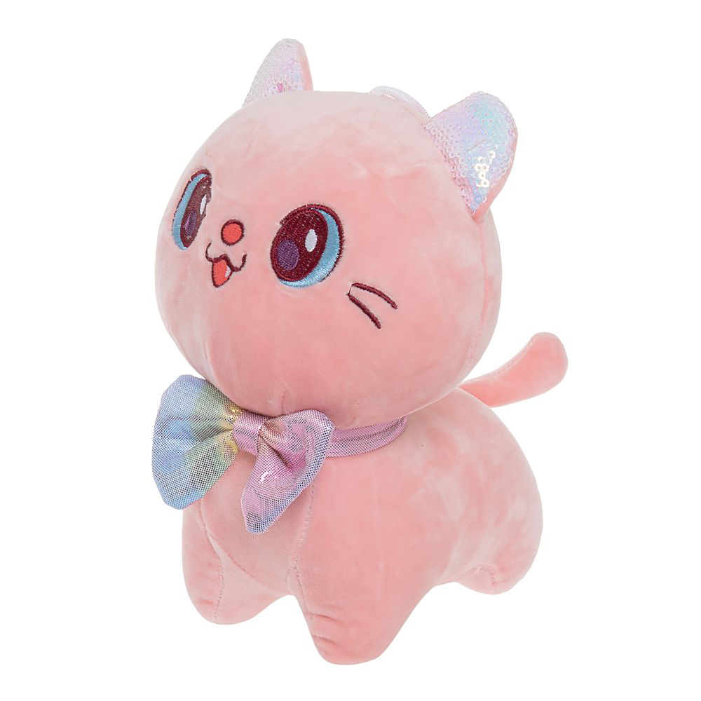 Мягкая игрушка Кошка из велюра подарок для девочки мальчика