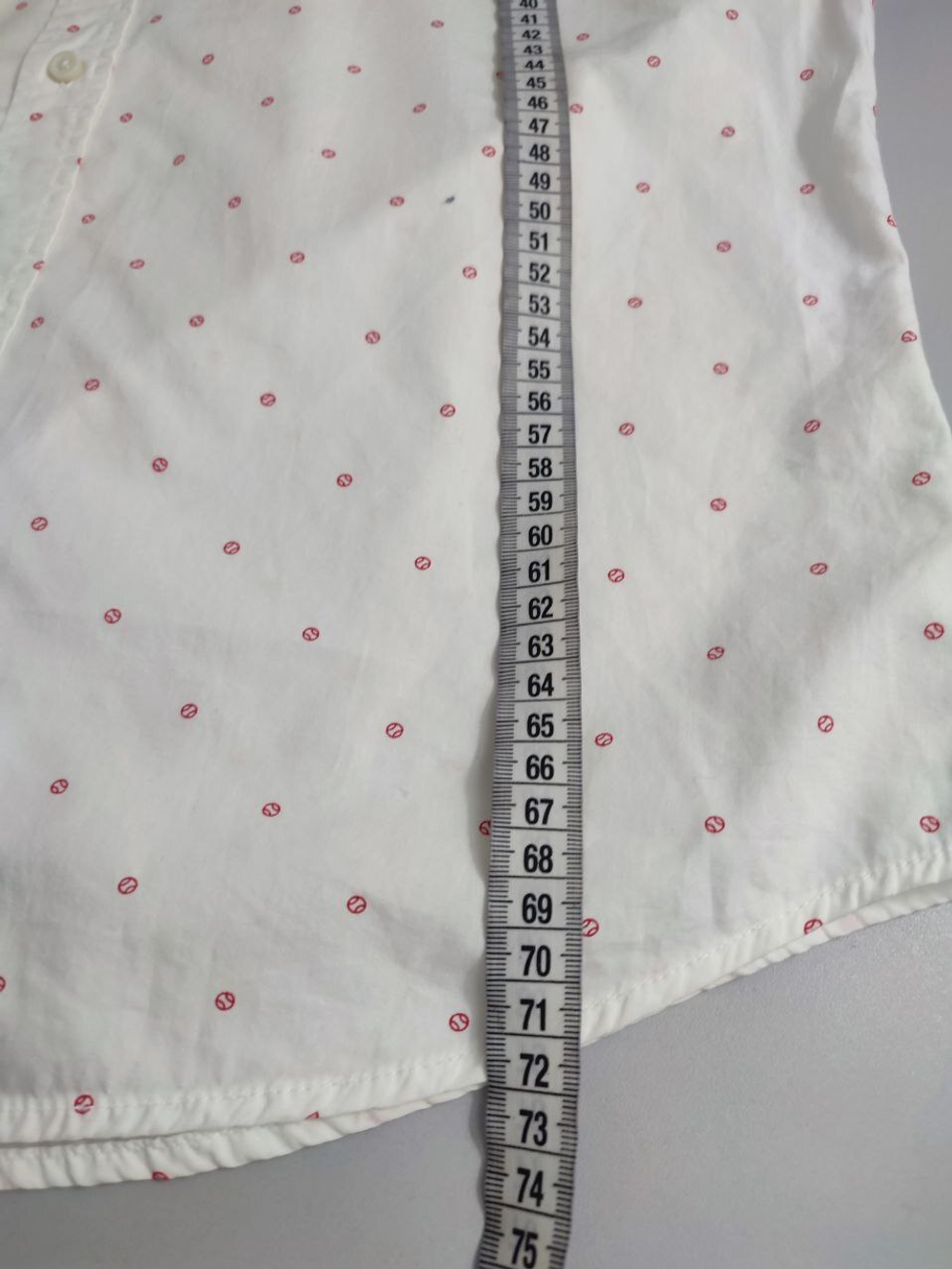 Рубашка Kiabi с коротким рукавом 52-54 размер