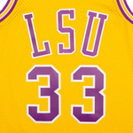 Баскетбольная джерси Mitchell&Ness NCAA Home Jersey LSU 1990 Shaquille O'Neal Yellow