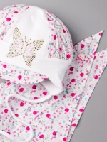 Шапка трикотажная на завязках и снуд