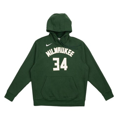 Толстовка Nike NBA Milwaukee Bucks Club Sweatshirt Green