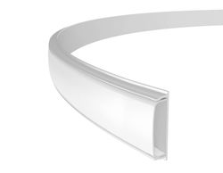 Ambrella Алюминиевый профиль накладной гибкий 18*4 для светодиодной ленты до 15мм Alum Profile GP1600WH