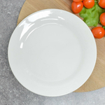 Тарелка 200мм мелкая, без деколи, фарфор