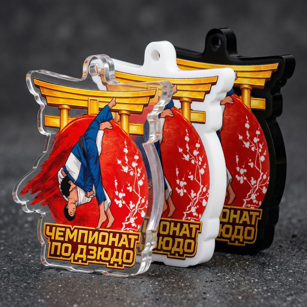 Акриловая медаль Дзюдо 1758-050