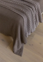 Покрывало BOUCLE 220x240 серо-коричневый