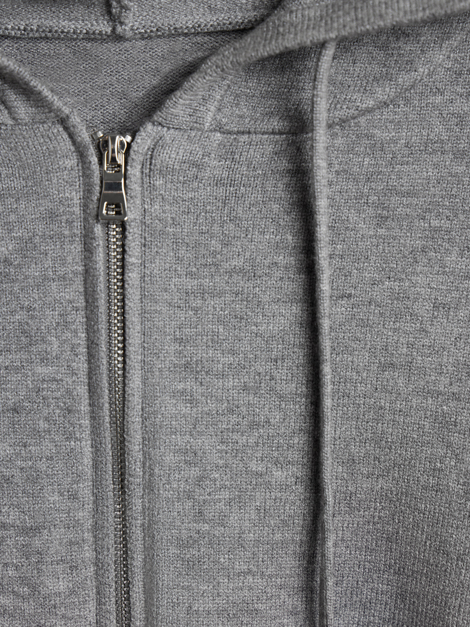 Вязаное худи