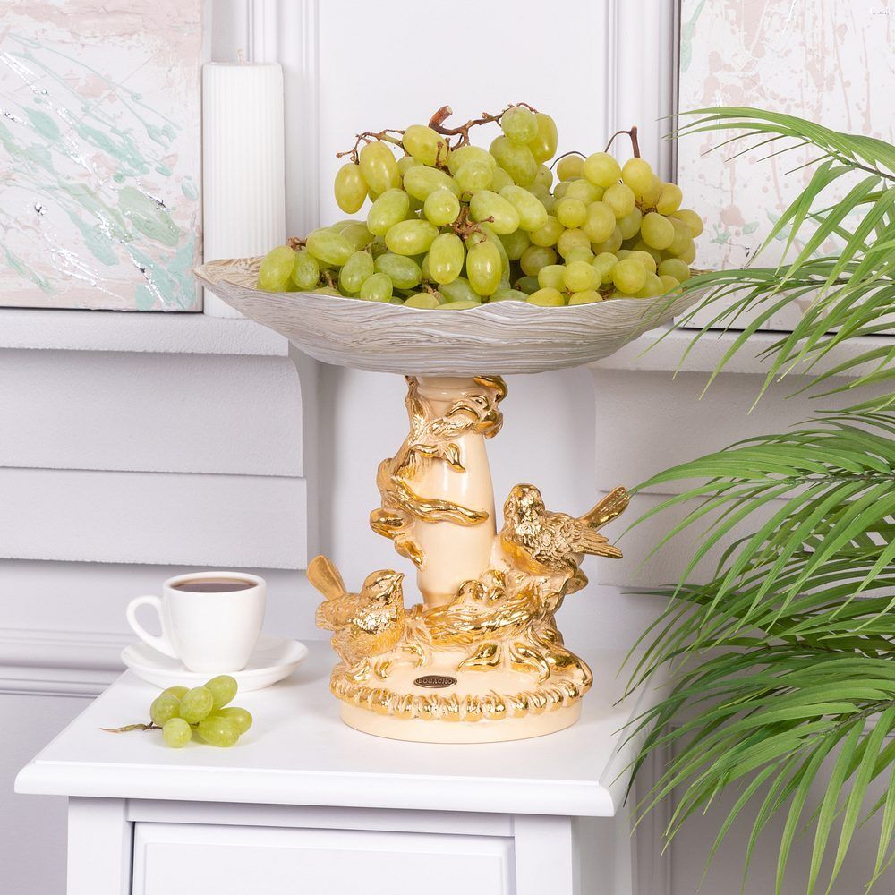 Фруктовница-конфетница Мелодия Любви Айвори