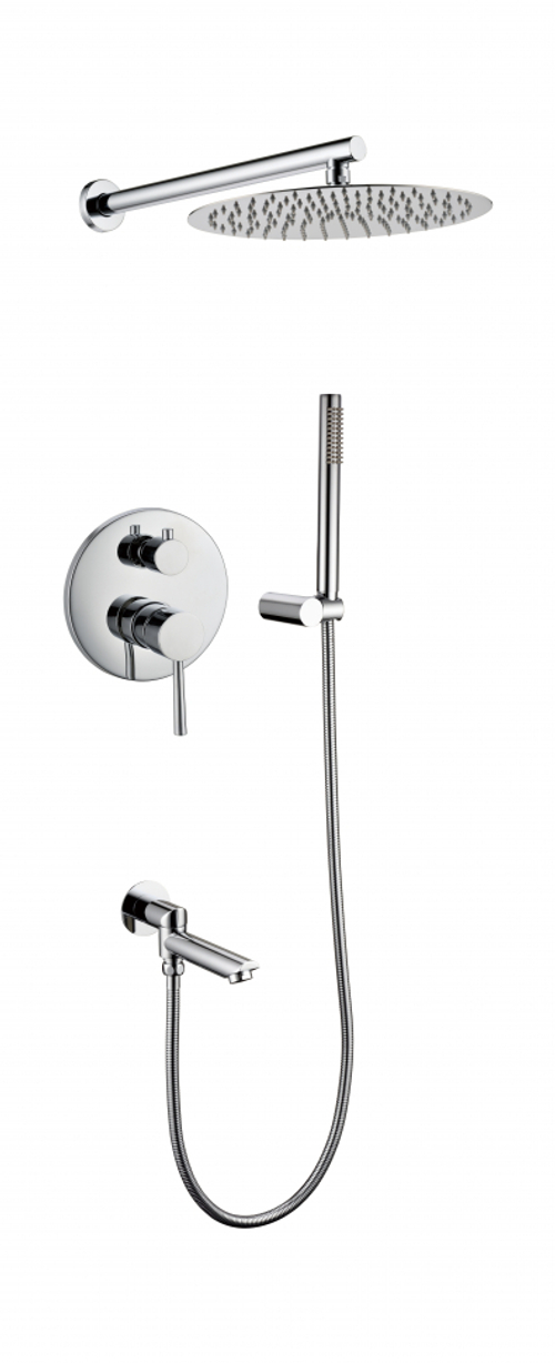 Душевая система скрытого монтажа Grocenberg GB5099CR-1 Хром