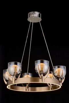 Подвесная люстра LE3055/650 GD золото Kelly Leon