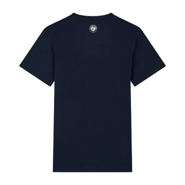 Мужская теннисная футболка Roland Garros Color Lines - navy blue