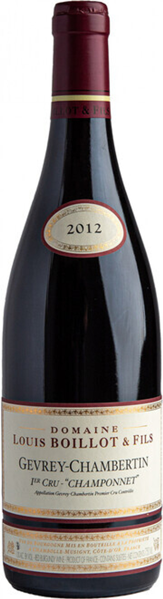Вино Domaine Louis Boillot & Fils Gevrey-Chambertin 1er Cru Champonnet AOC, 0,75 л.