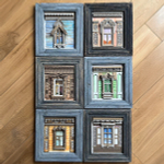 Набор из 12 сборных моделей наличников из картона