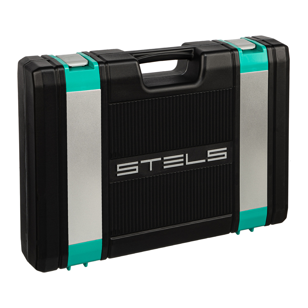Набор инструментов, 1/2", 1/4", CrV, пластиковый кейс 98 предметов Stels