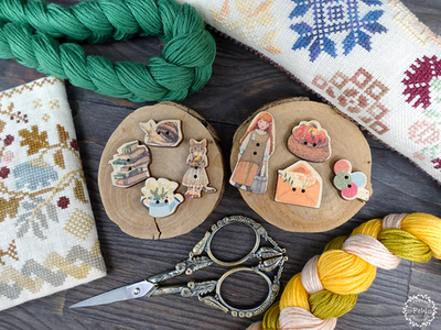 Набор пуговок "Cottagecore или Дачная романтика"