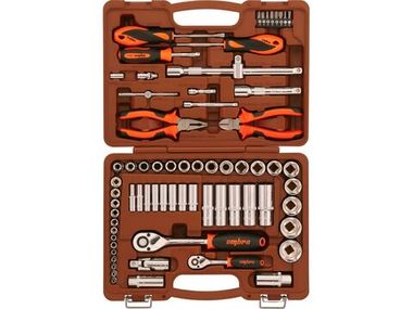 OMT69S Набор инструмента универсальный 1/4", 1/2"DR, 69 предметов
