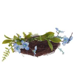 GAEM Изделие декоративное "Гнездо пасхальное", L16 W16 H6 см, 3в.