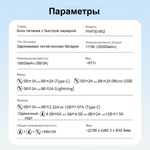 Romoss Sense 8PF/30000мАч/22.5 Вт Быстрая зарядка/LED