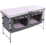 Стол кемпинговый складной XH2047, 120*47*54-70 см, 2 отделения
