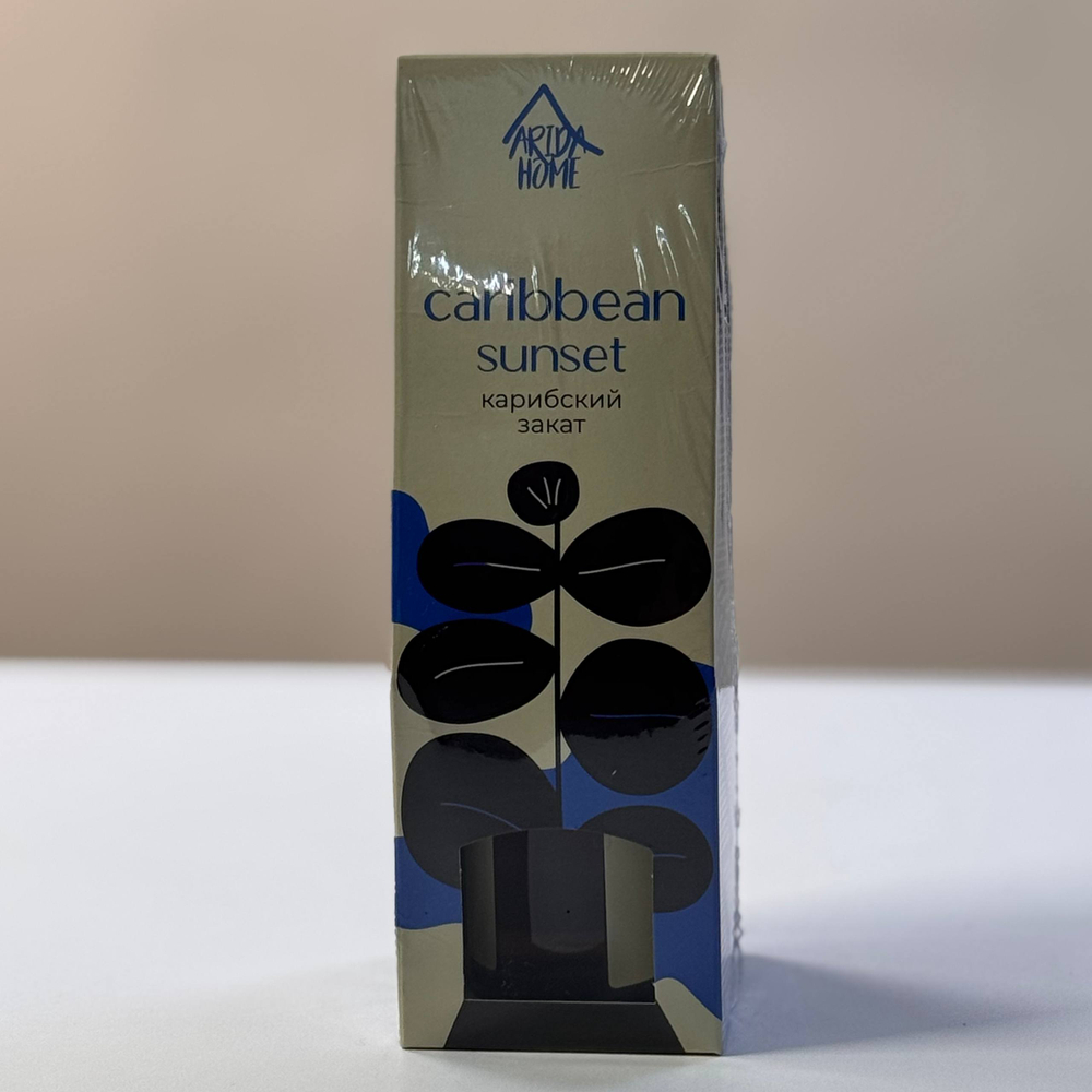 Диффузор в стекле с ароматом "Карибский закат"