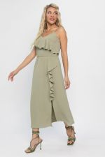 Сарафан Вечер в Сорренто (хаки) П13870-7М LT Collection