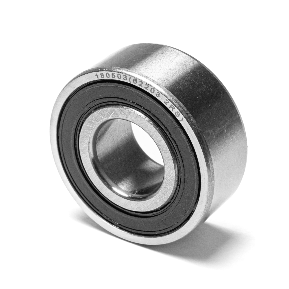 Подшипник шариковый радиальный однорядный закрытый, 17х40х16 мм (сошник сеялки)