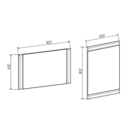 Зеркало настенное Мишель