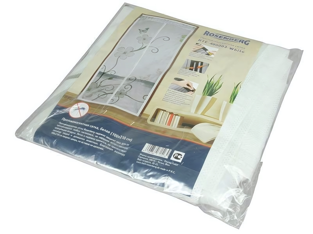 Сетка противомоскитная 100*210см RTE-400003, белая