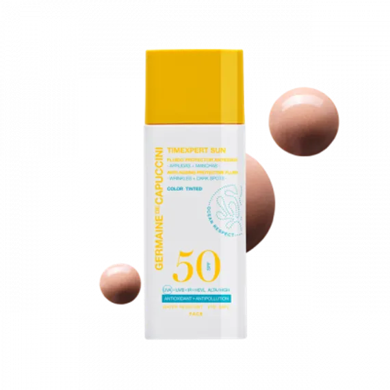 Эмульсия солнцезащитная антивозрастная SPF 50 с тоном