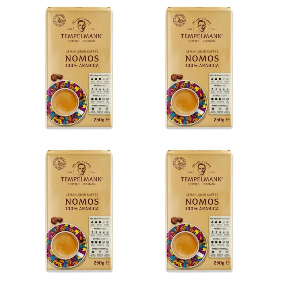 Кофе молотый Tеmpelmann Nomos 250 г
