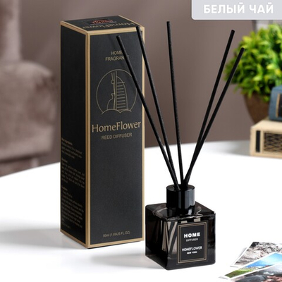 Диффузор ароматический Home Flower, белый чай, 50 мл