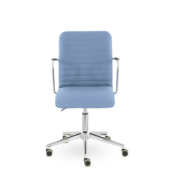 Кресло Честер GTР хром S-0420 (светло-голубой)