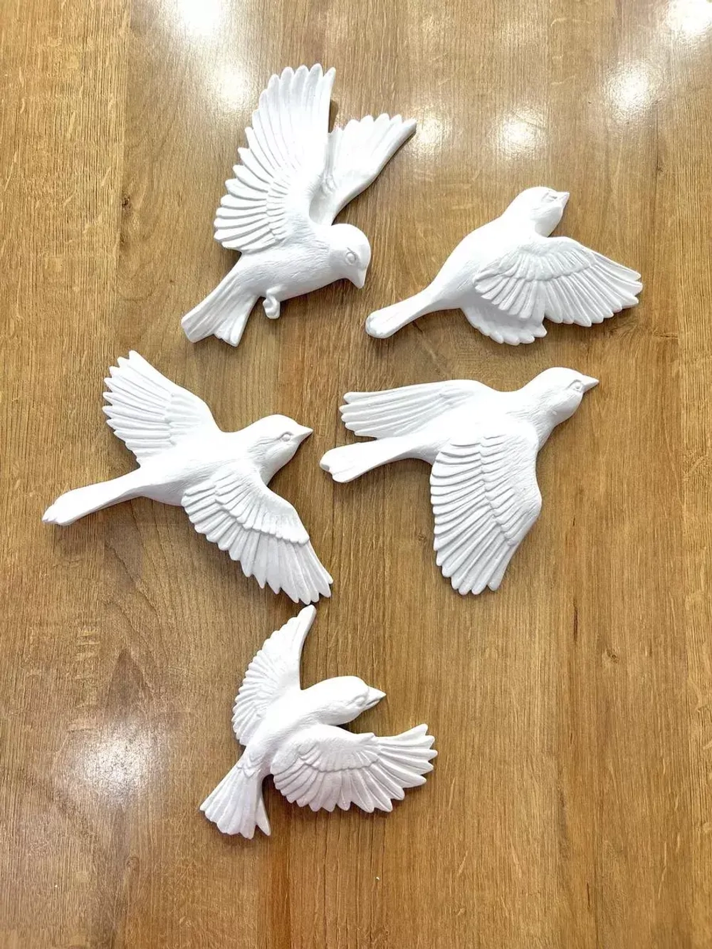 панно на стену декоративное гипсовое Птицы