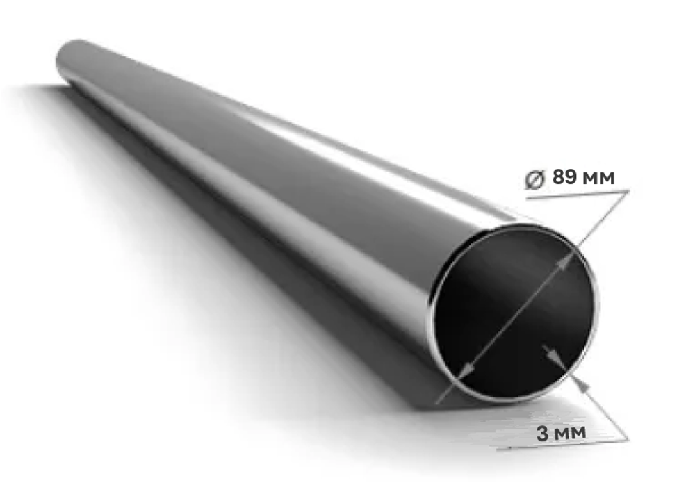 трубы электросварные 89х3.0 дл 6000