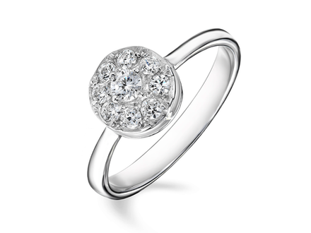 Помолвочное кольцо с бриллиантами