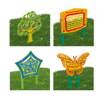 Уличный игровой развивающий модуль Творческая шнуровка