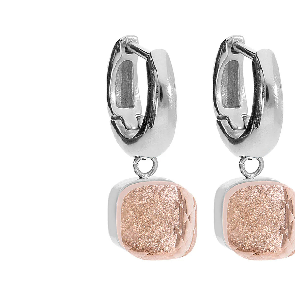 Серьги Qudo Firenze apricot 300381 R/S