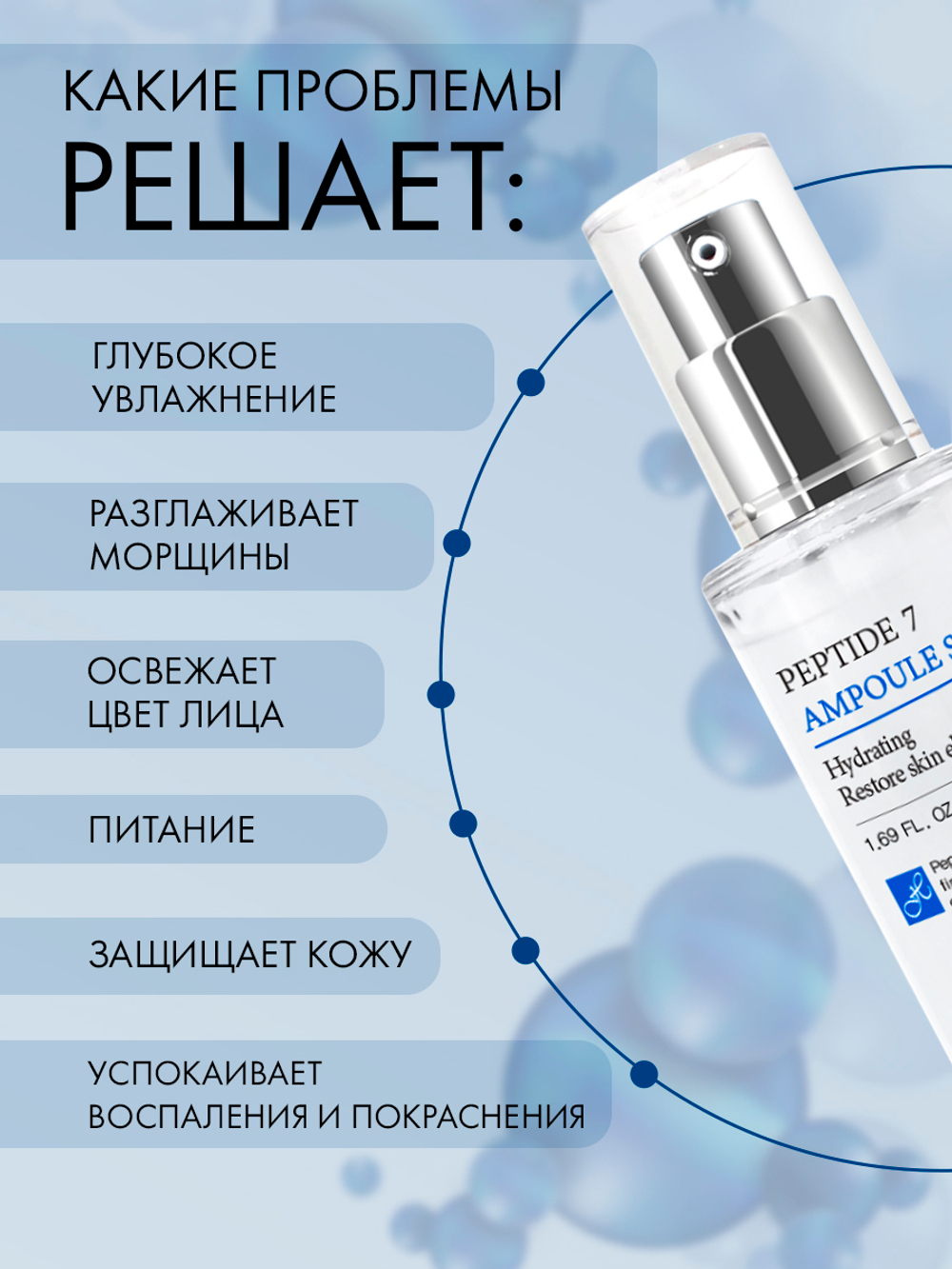 Сыворотка для лица Dr. Hedison Peptide 7 Ampoule Serum