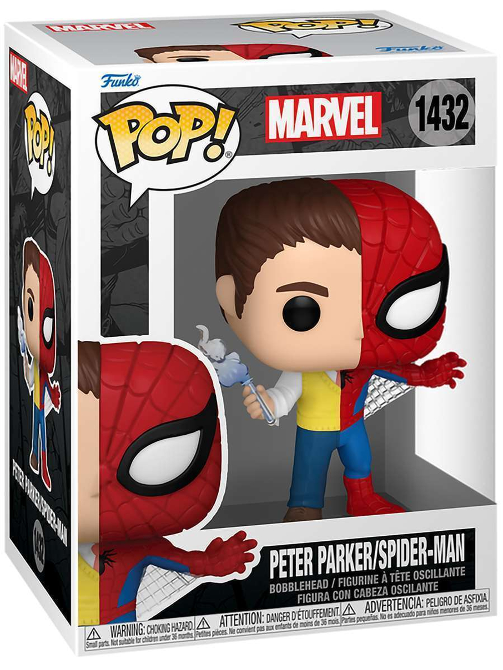 Фигурка Funko POP! Bobble Marvel Split Peter Parker/Spider-Man (1432)​ 80892