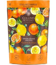 Citrus Orchard Glow, рефилл жидкое мыло Fraicheur Vegetale collection, Collines de Рrovencе