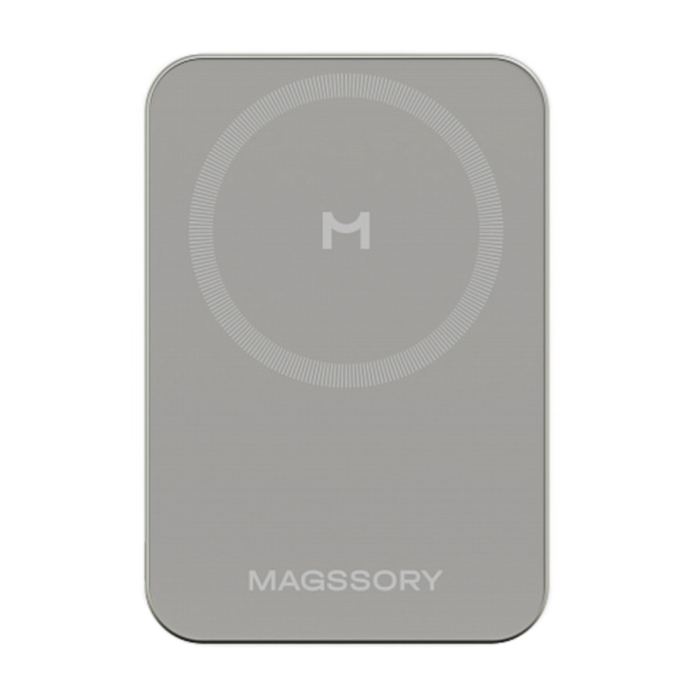 Внешний аккумулятор MagSafe Magssory Pride 10K (10000 мА·ч) Беспроводная зарядка: Qi 15 Вт. Проводная зарядка: USB-C. Есть LED-индикация, поддержка PD и внешний MagSafe. Энергоёмкость — 38,5 Вт·ч. Максимальная выходная мощность — 20 Вт