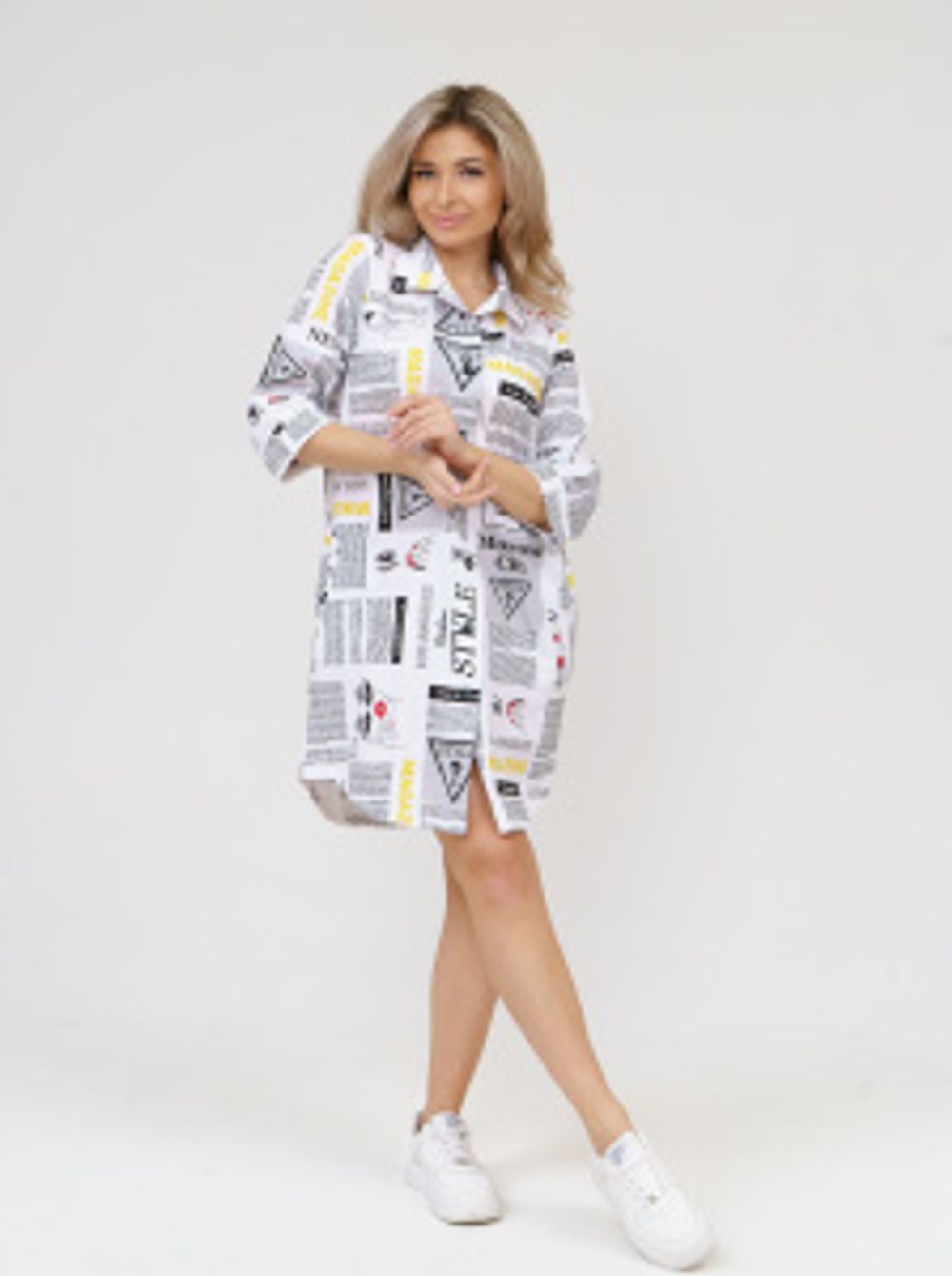 433 Халат "Газета" SveTekst (Акция)