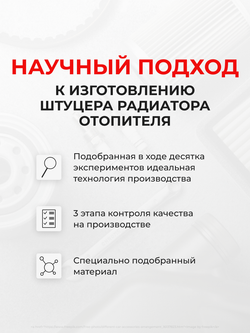 Штуцер радиатора отопителя Nissan Primera P12 2002-2007 (SH1)