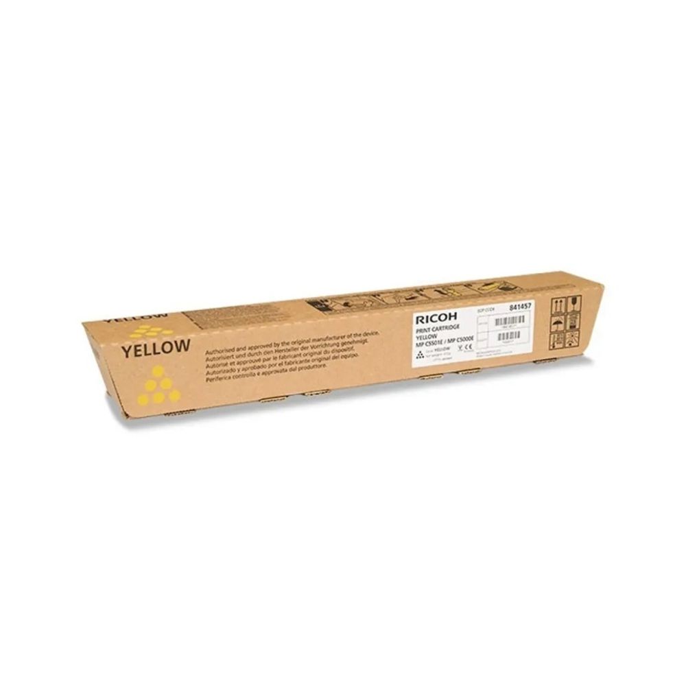 Тонер-картридж RICOH тип MP C5501E желтый для Aficio MP C4501/C5501 (18К) 841457/842049