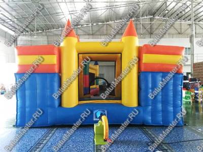 Батут "Морковка" с бассейном
