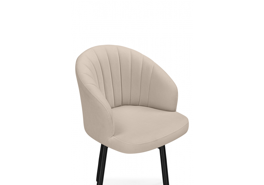 Стул на металлокаркасе Woodville Бэнбу marseille 13 данс, черный, ножки черные