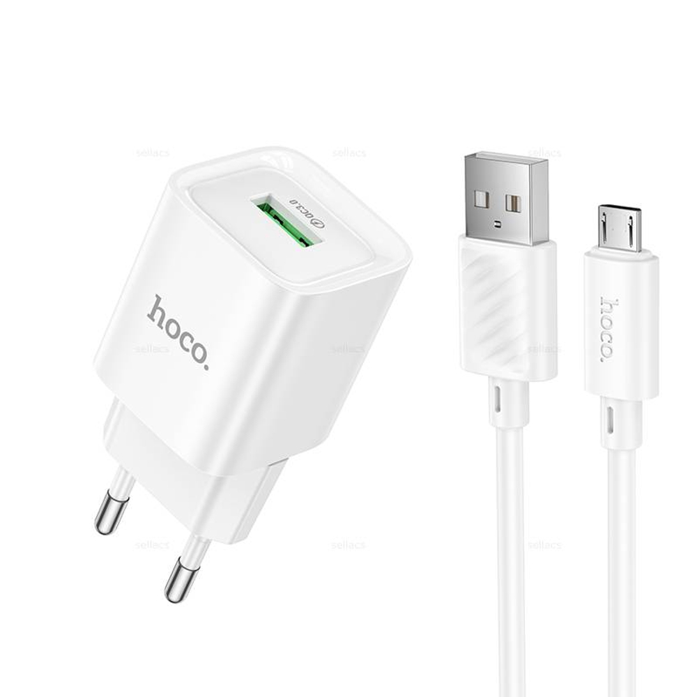 Зарядное устройство для Micro-USB Hoco C145A QC3.0 (white)