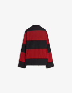 BERSHKA Футболка-поло с принтом Nightmare on Elm Street, красный