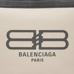 Balenciaga Canvas Bag Clutch Large Men"s Beige