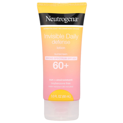 Neutrogena, Invisible Daily Defense, солнцезащитный лосьон, SPF 60+, 88 мл (3 жидк. унц.)