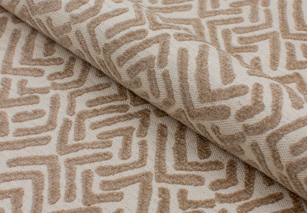 Шенилл Viola zig-zag beige (Виола зиг-заг бейж)